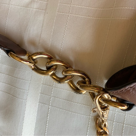 Authentic Michael Kors canvas /hemp purse with leather trim. - Picture 10 of 10